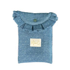 Porta cellulare Bignè - jeans brillantinato chiaro