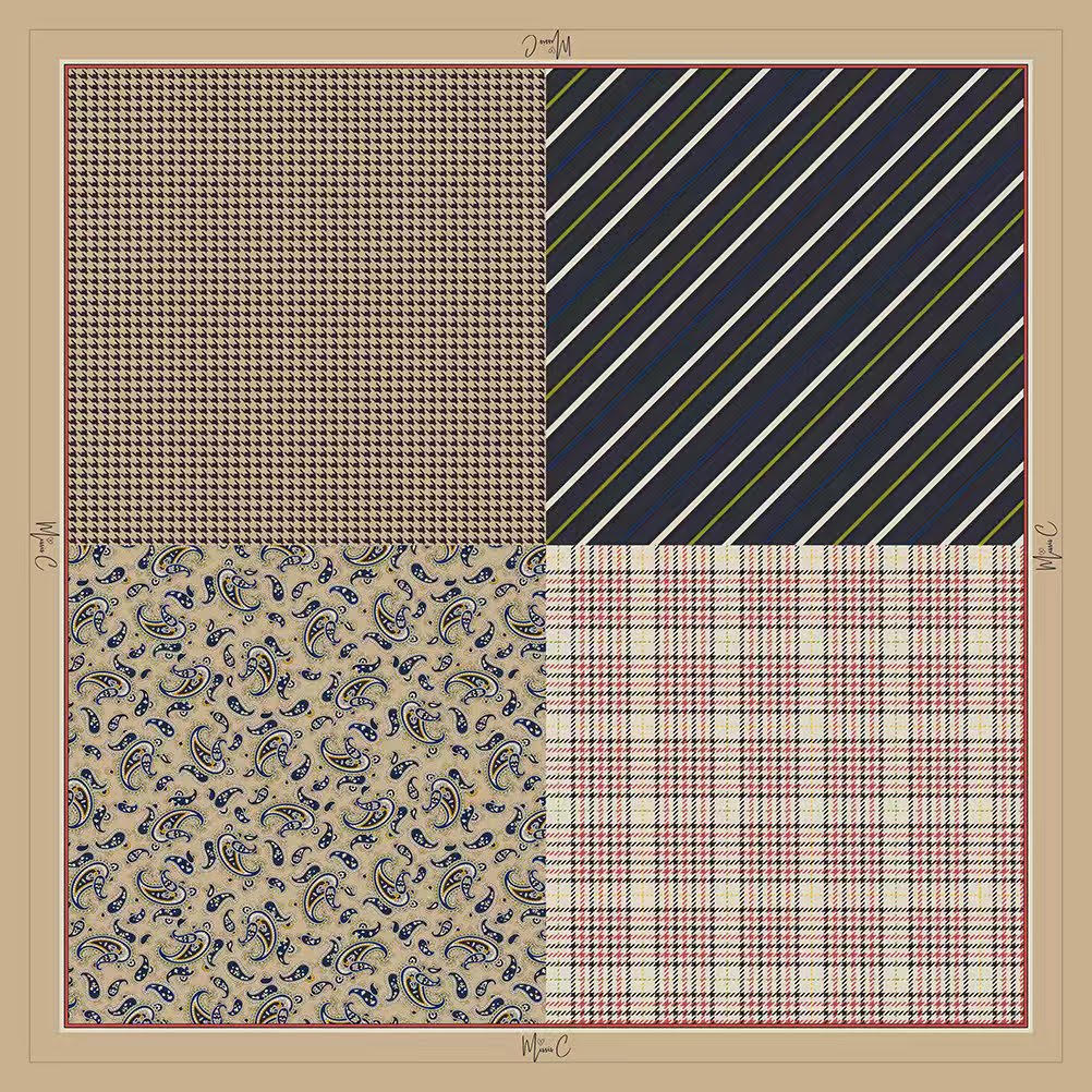 Foulard di seta Carrè 65x65