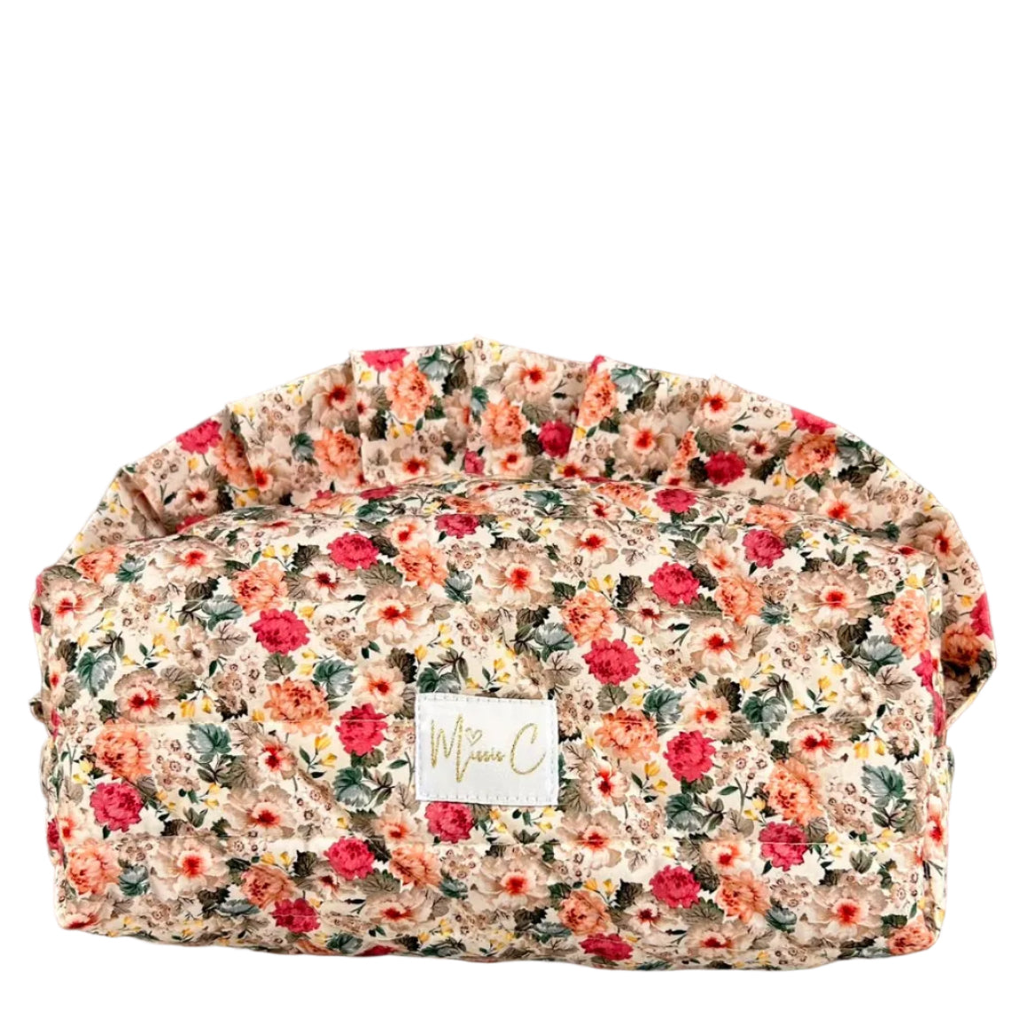Trousse Madeleine - floreale beige