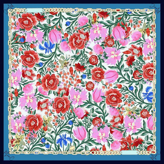 Foulard di seta Rose