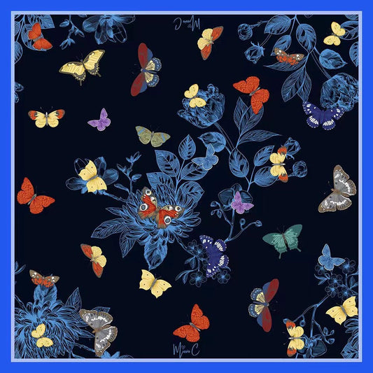 Foulard di seta Papillon