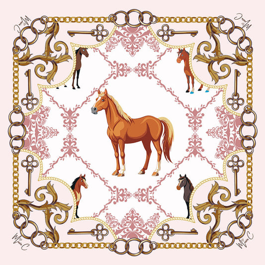 Foulard di seta Etoile