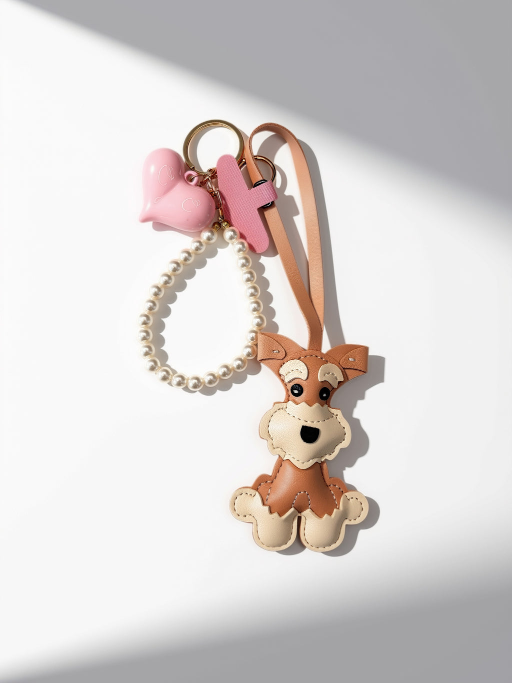 Charms cagnolino con perle