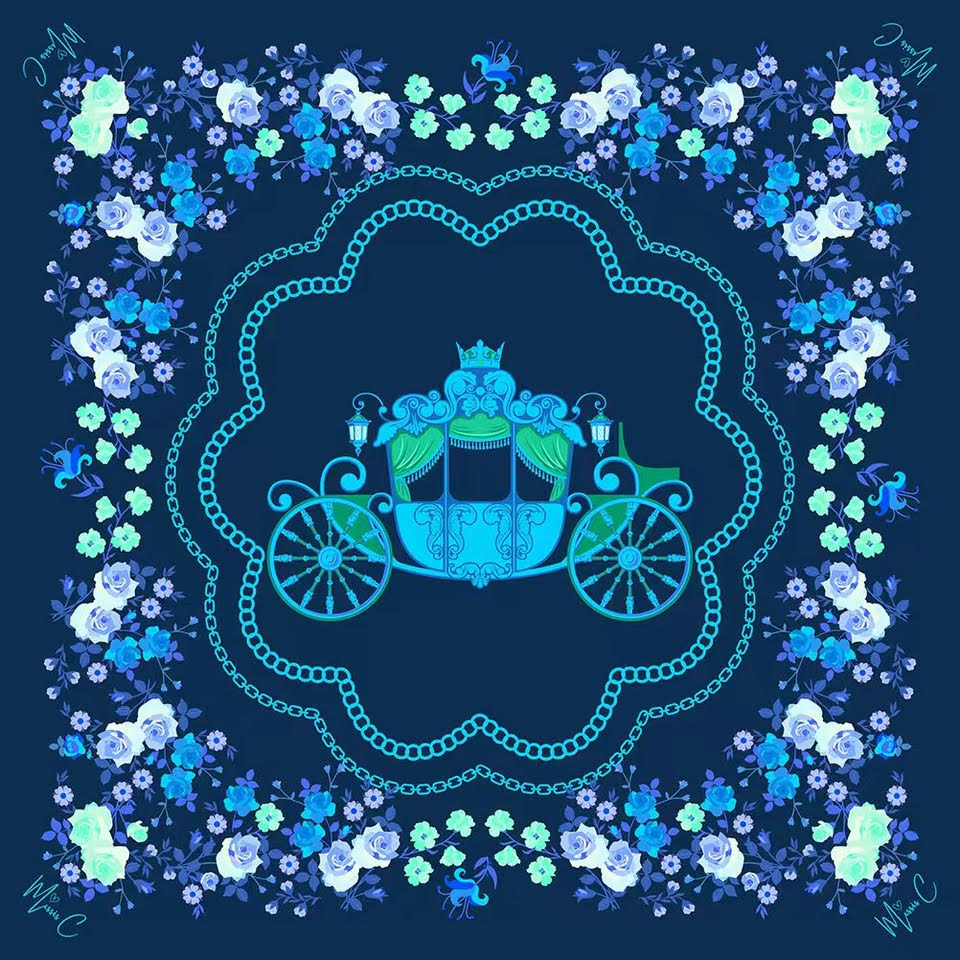 Foulard di seta Princess