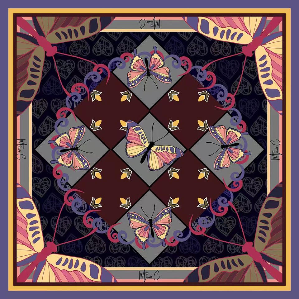 Foulard di seta Luce