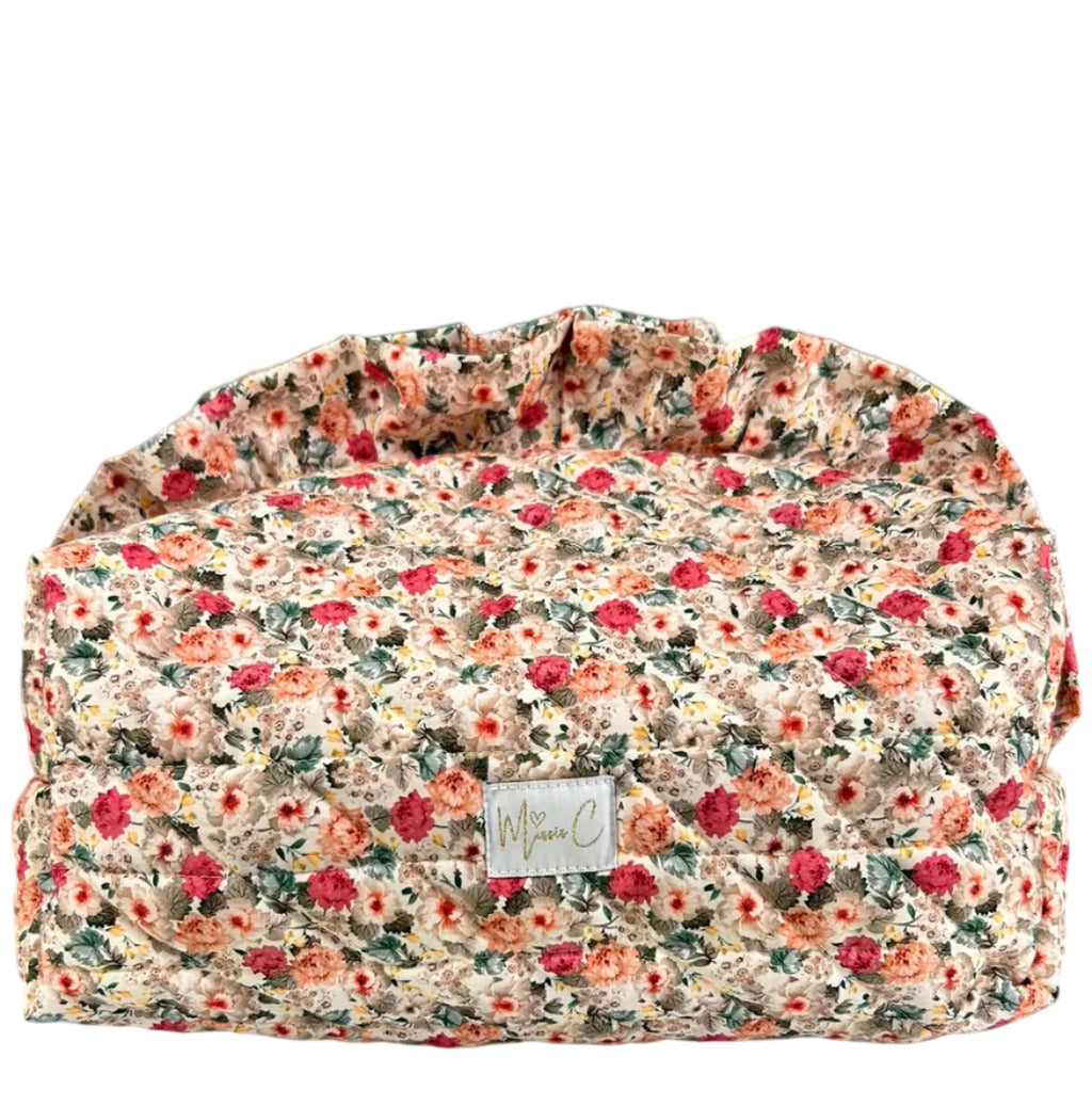Trousse Madeleine - floreale beige