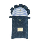 Porta cellulare Bignè - jeans brillantinato scuro