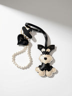 Charms cagnolino con perle