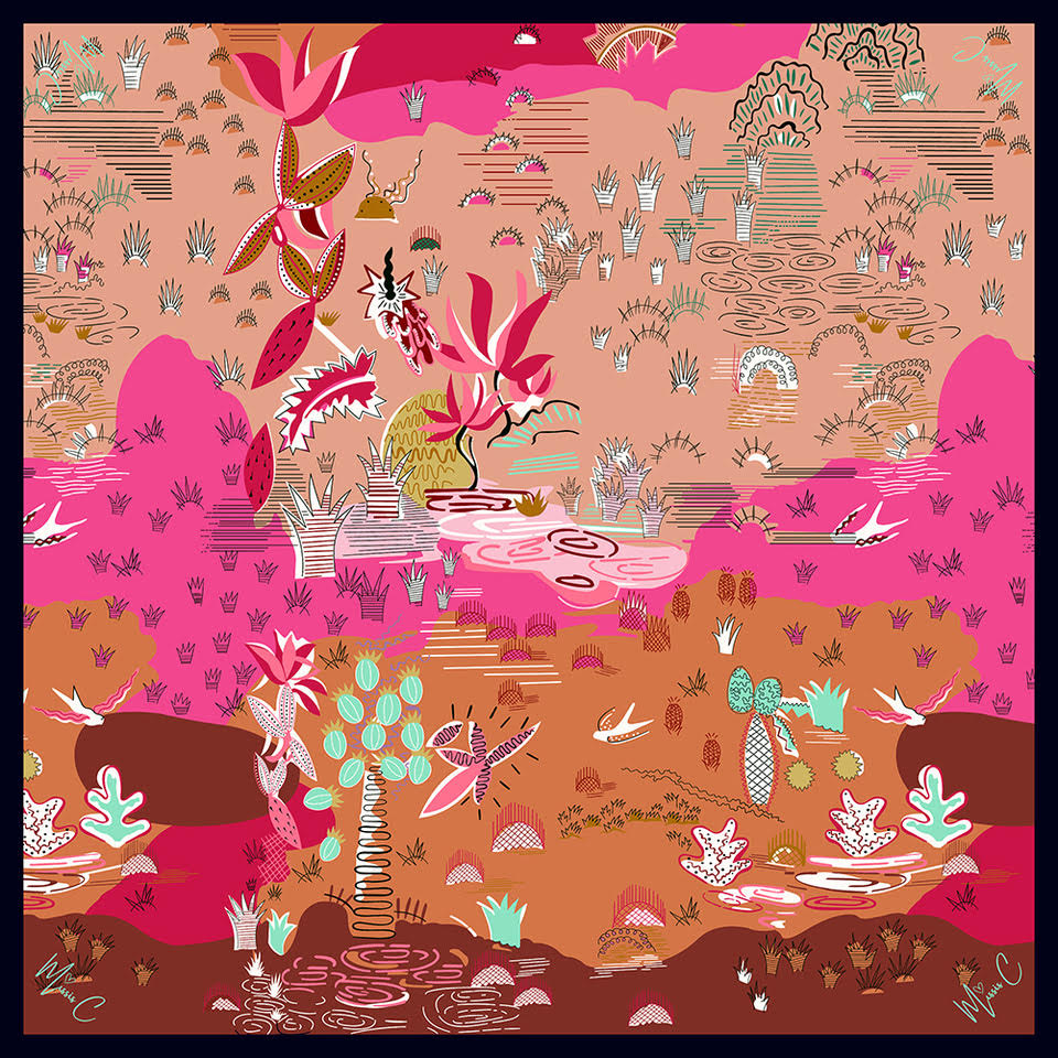 Foulard di seta Giappone