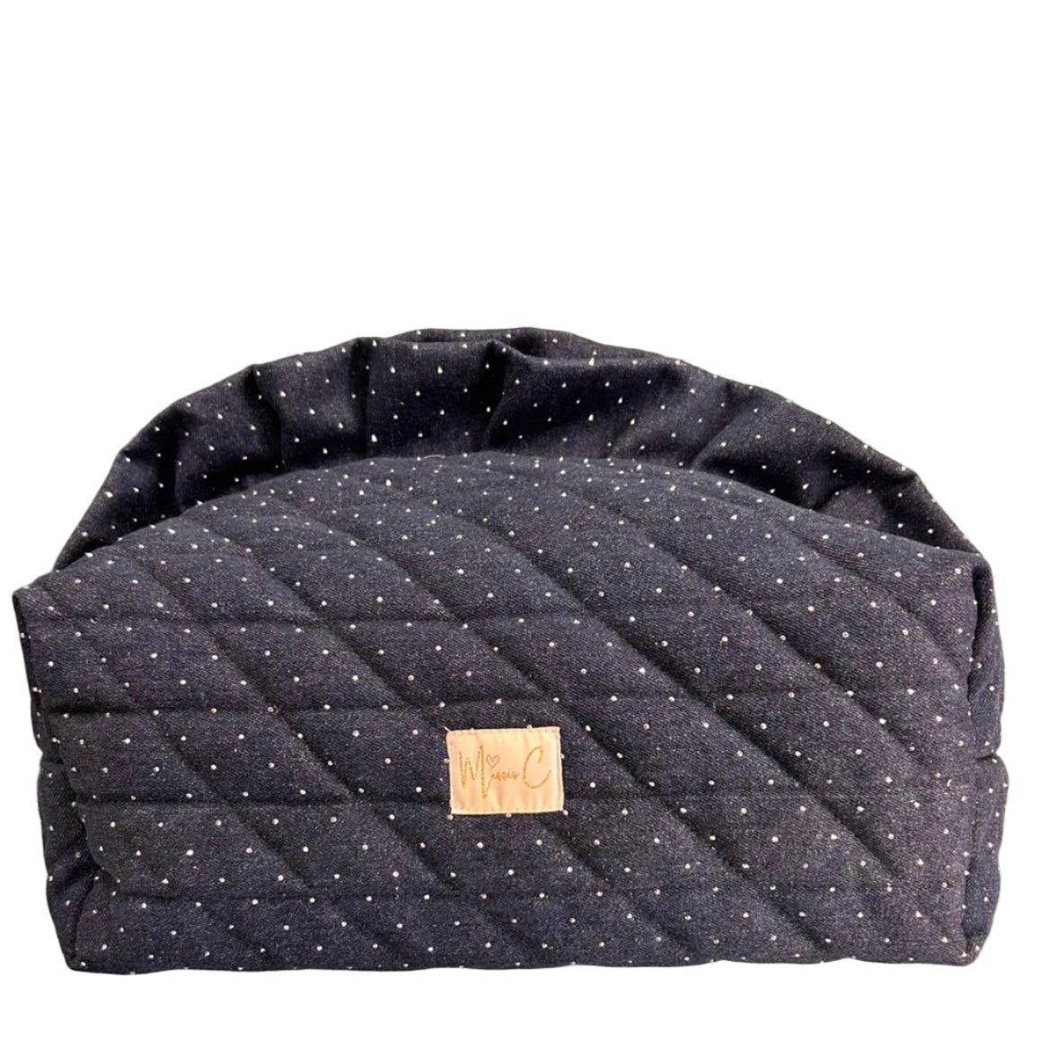Trousse Madeleine - jeans brillantinato scuro