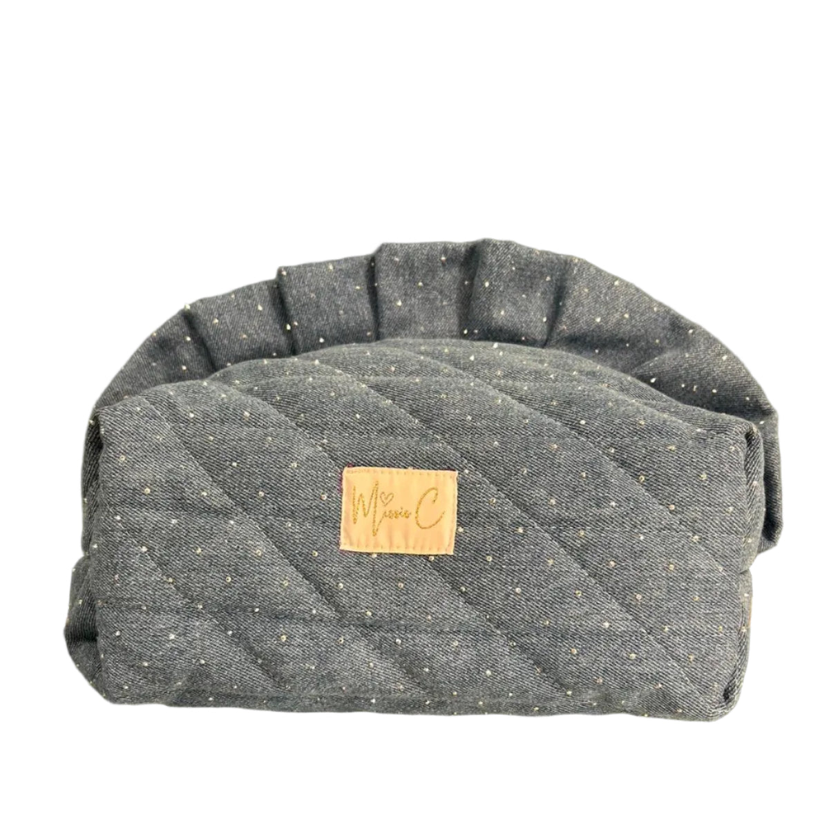 Trousse Madeleine - jeans brillantinato chiaro