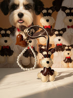 Charms cagnolino con perle