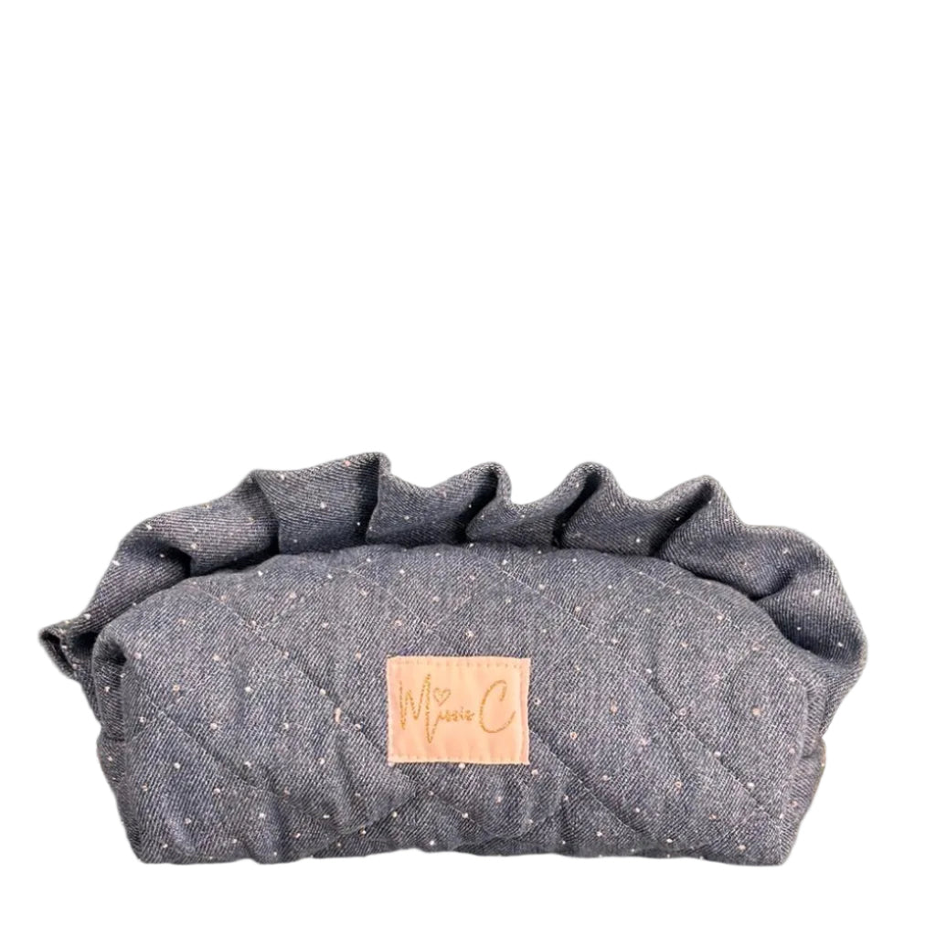 Trousse Madeleine - jeans brillantinato chiaro