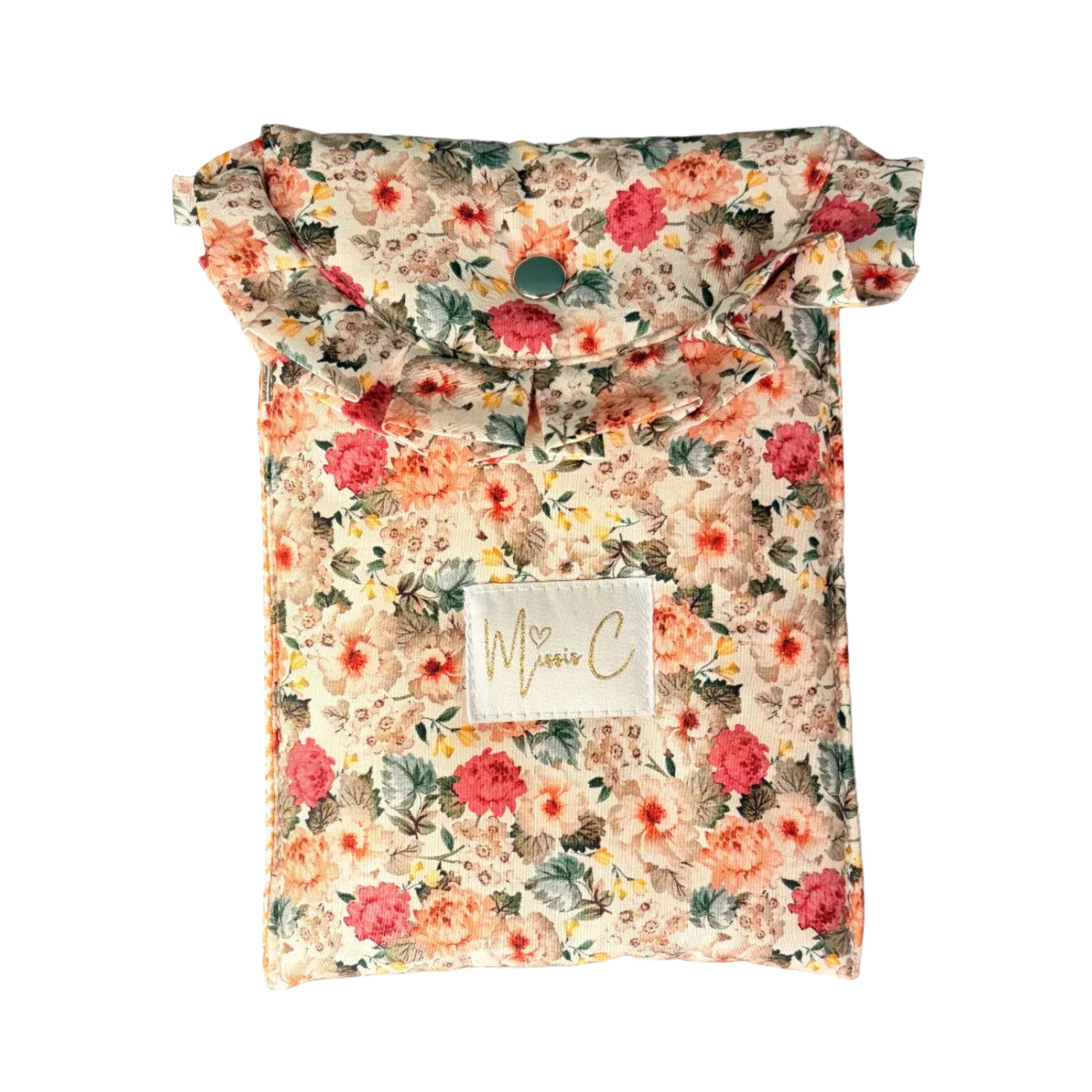 Porta occhiali Eclair - floreale beige