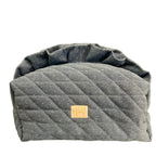 Trousse Madeleine - jeans brillantinato chiaro