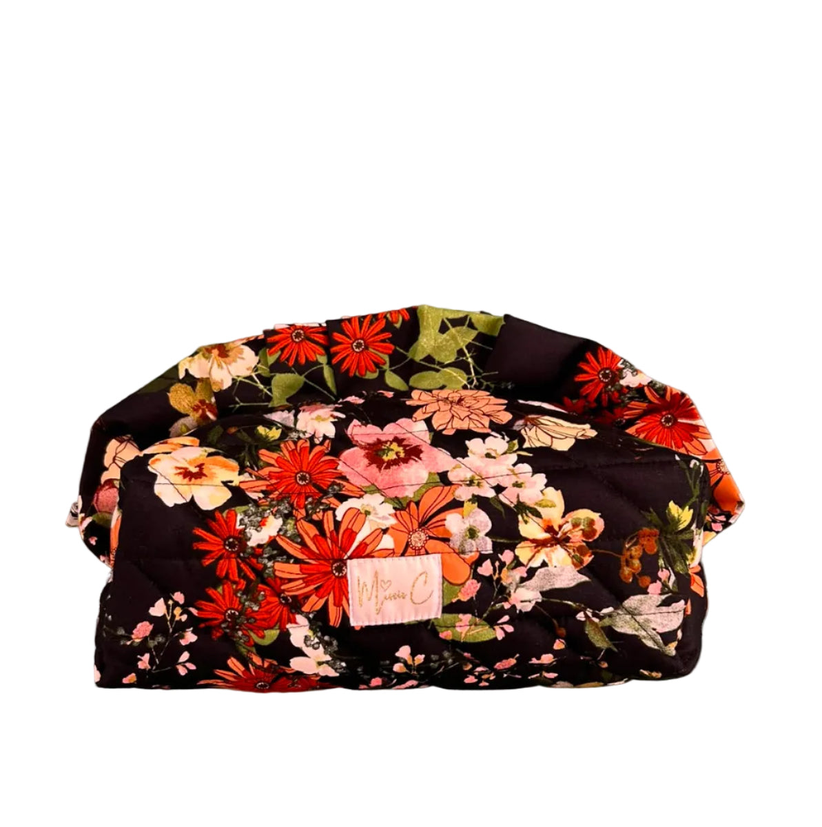 Trousse Madeleine - floreale nero
