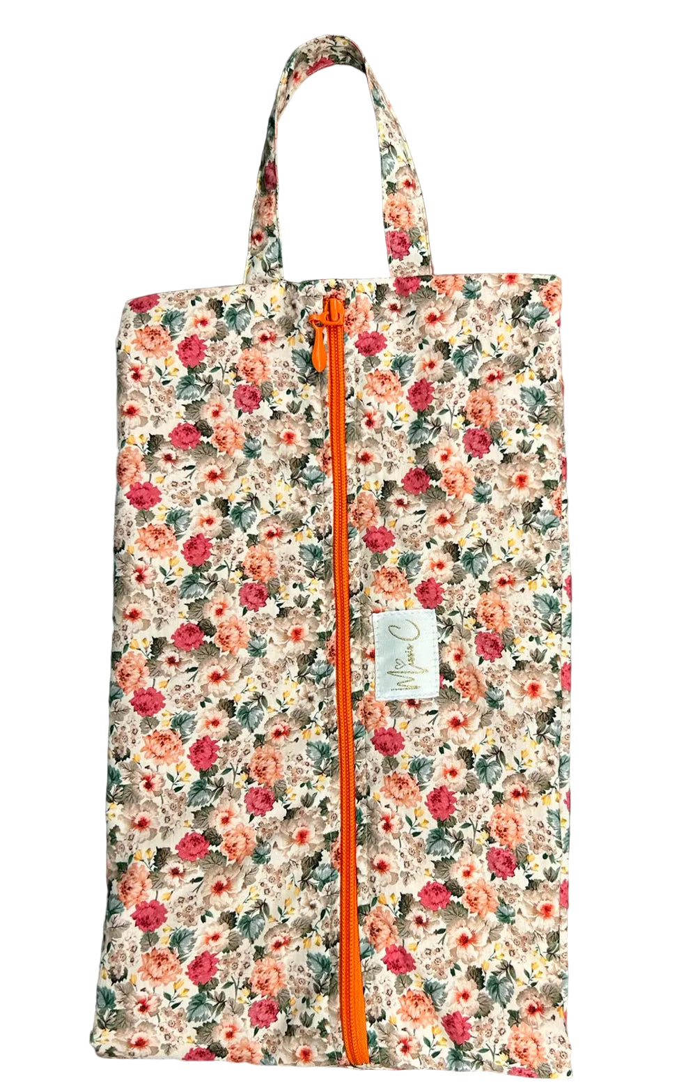 Porta scarpe Macaron - floreale rosa