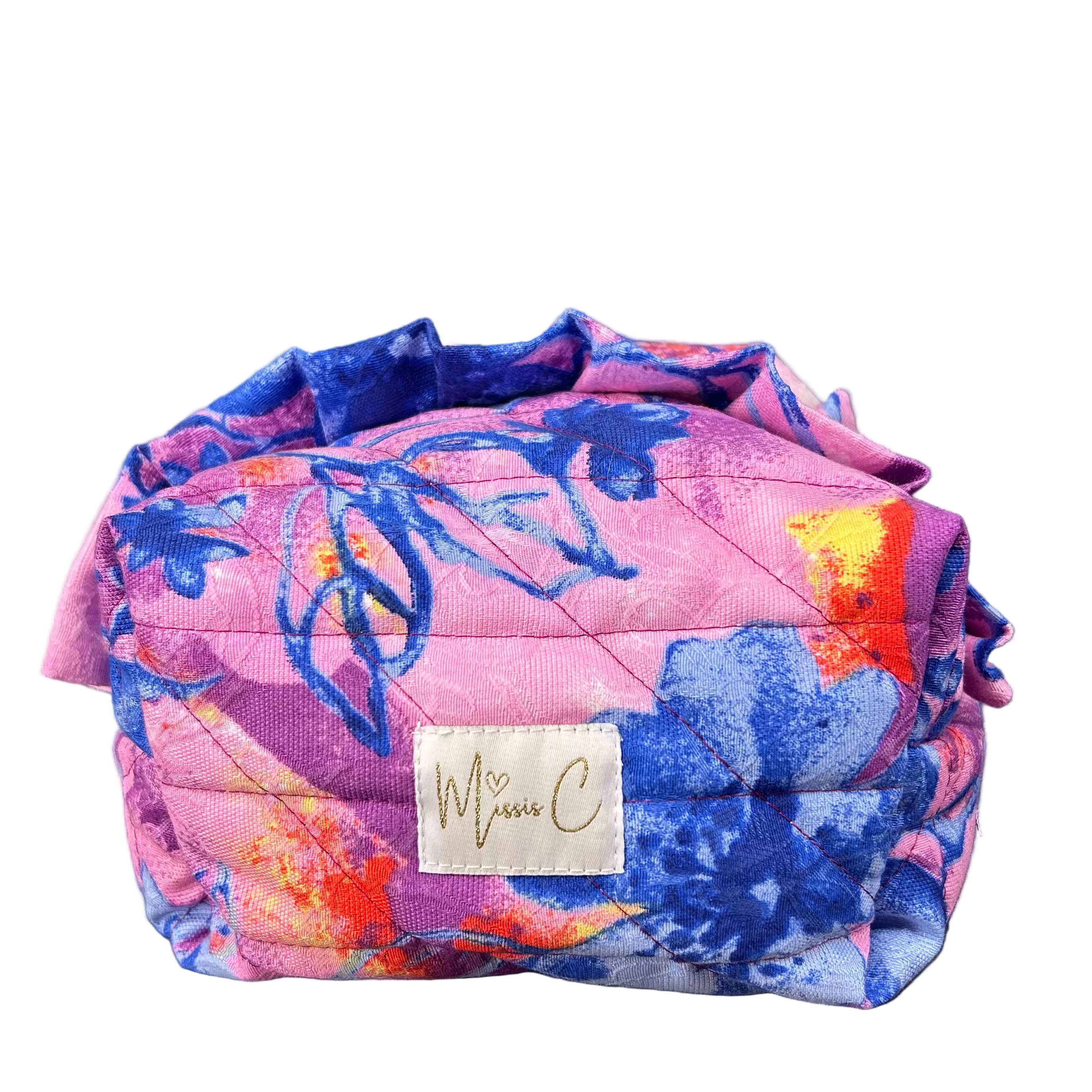 Trousse Madeleine - floreale viola