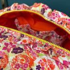 Trousse Madeleine - floreale fucsia