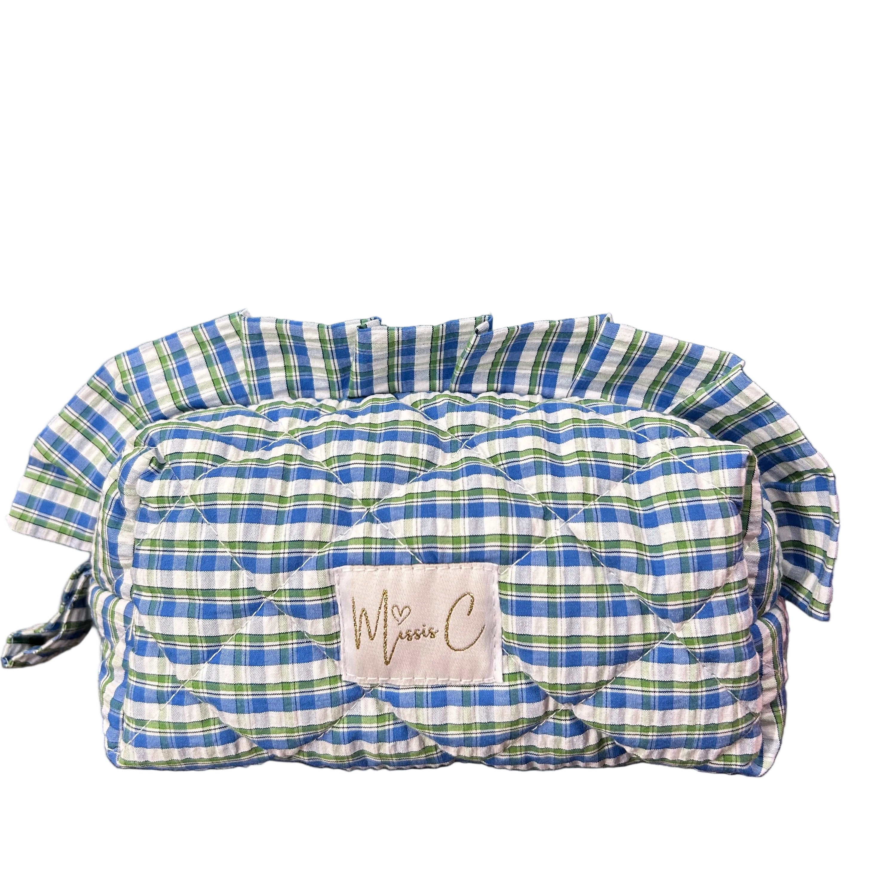 Astuccio Sacher - quadretto azzurro