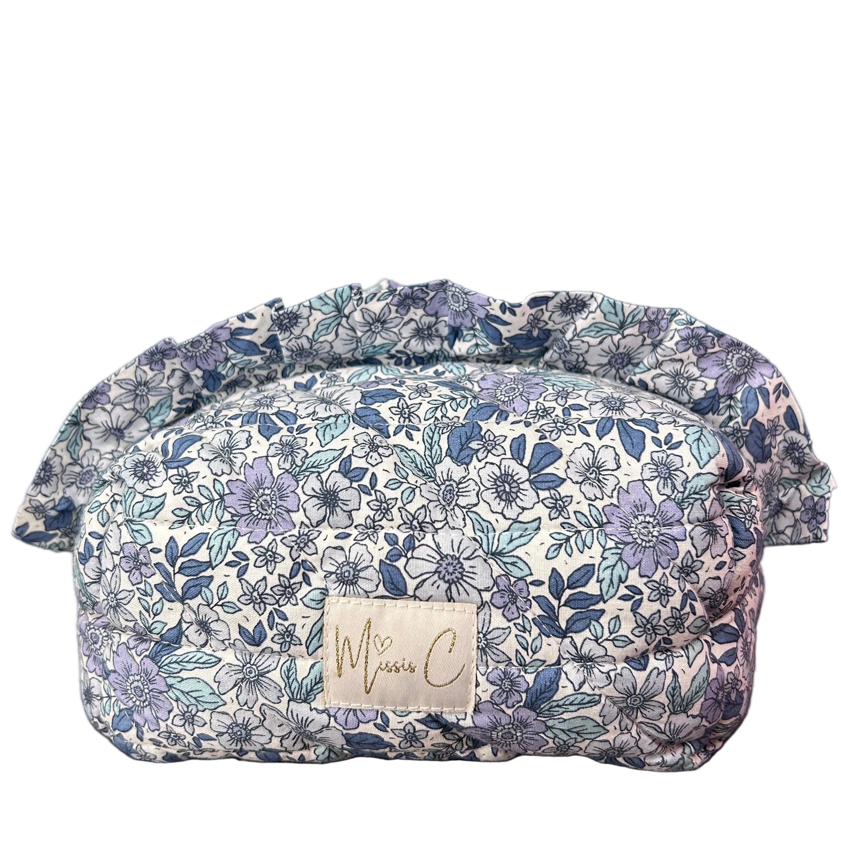 Astuccio Sacher - floreale azzurro
