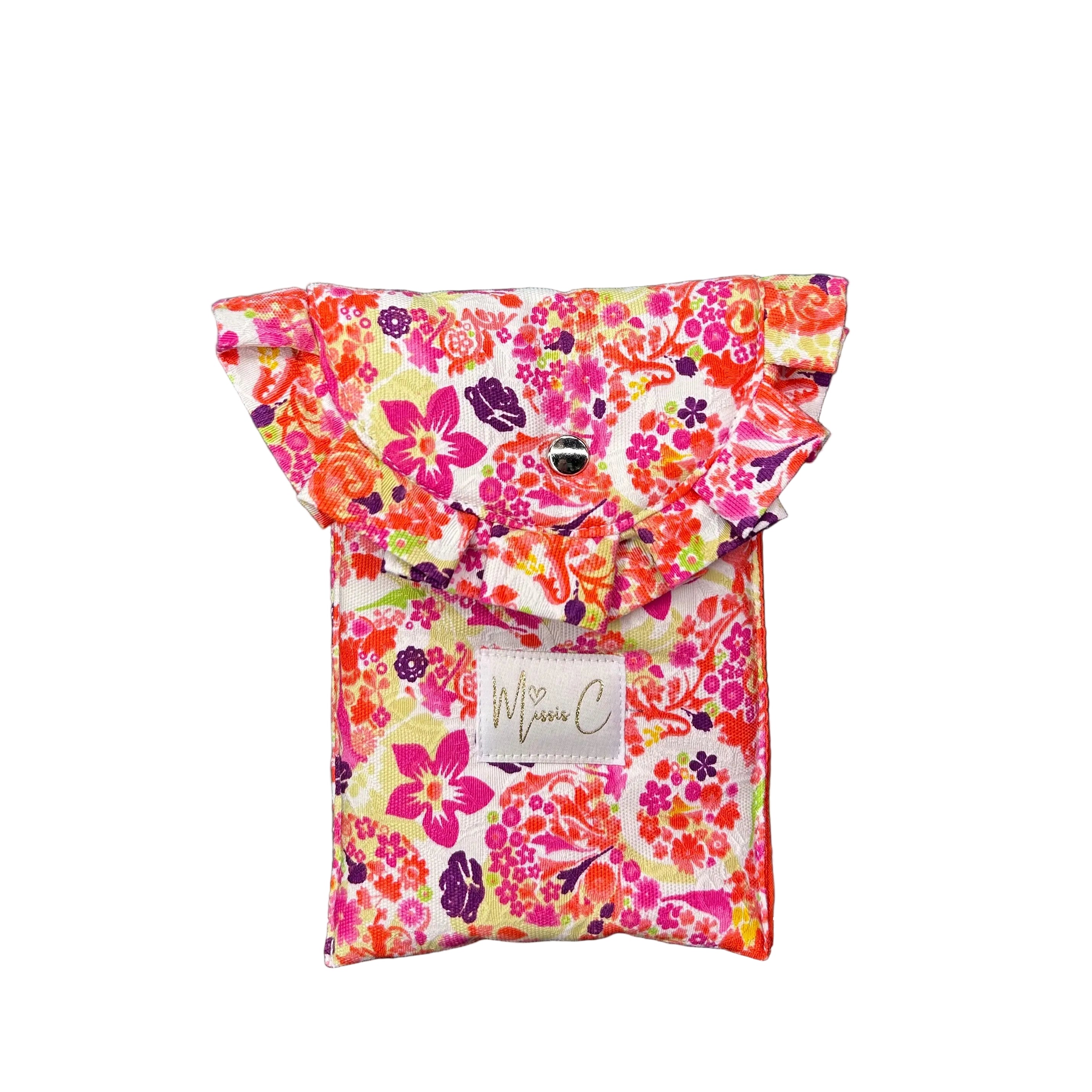 Porta occhiali Eclair - floreale fucsia