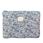 Porta ipad Charlotte - floreale azzurro