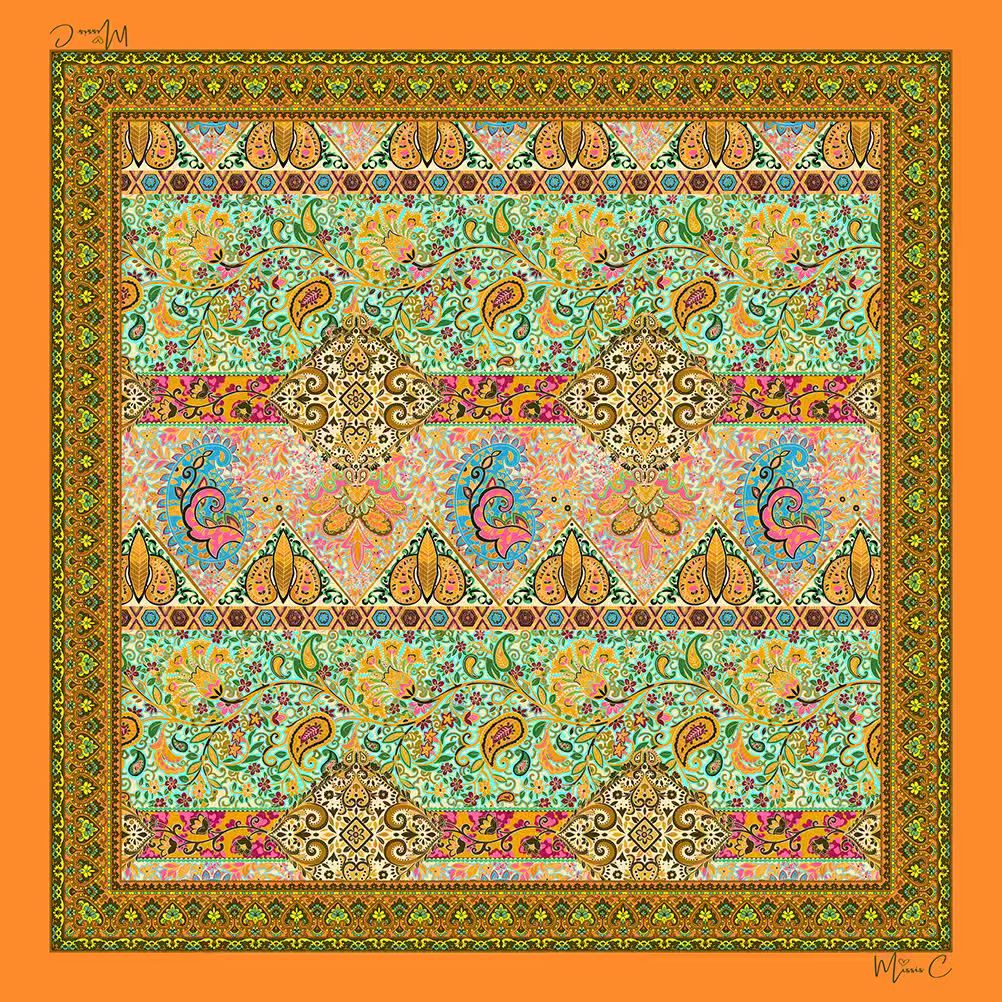 Foulard di seta Charme 90x90