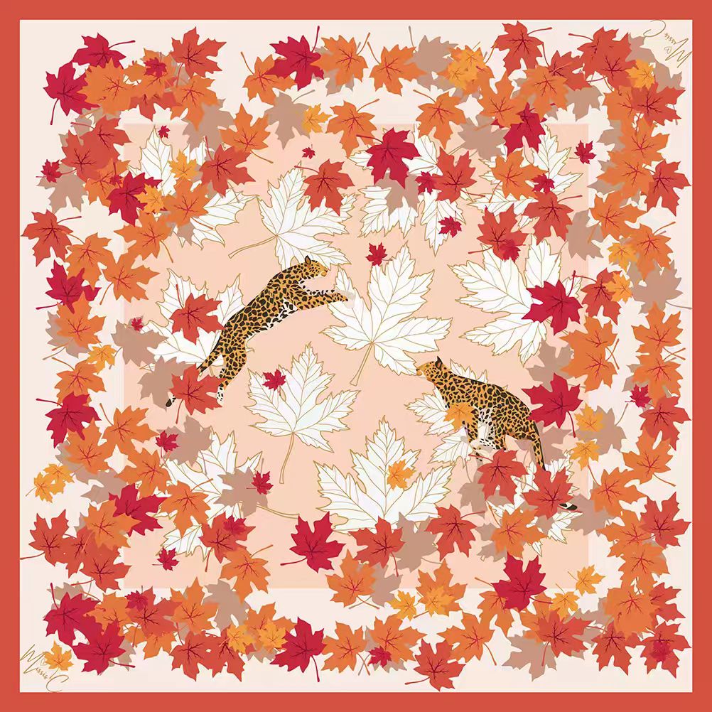 Foulard di seta Mirage 90x90